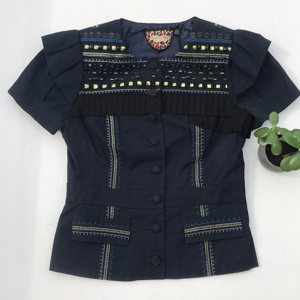 Twelve by Twelve embellished cropped jacket